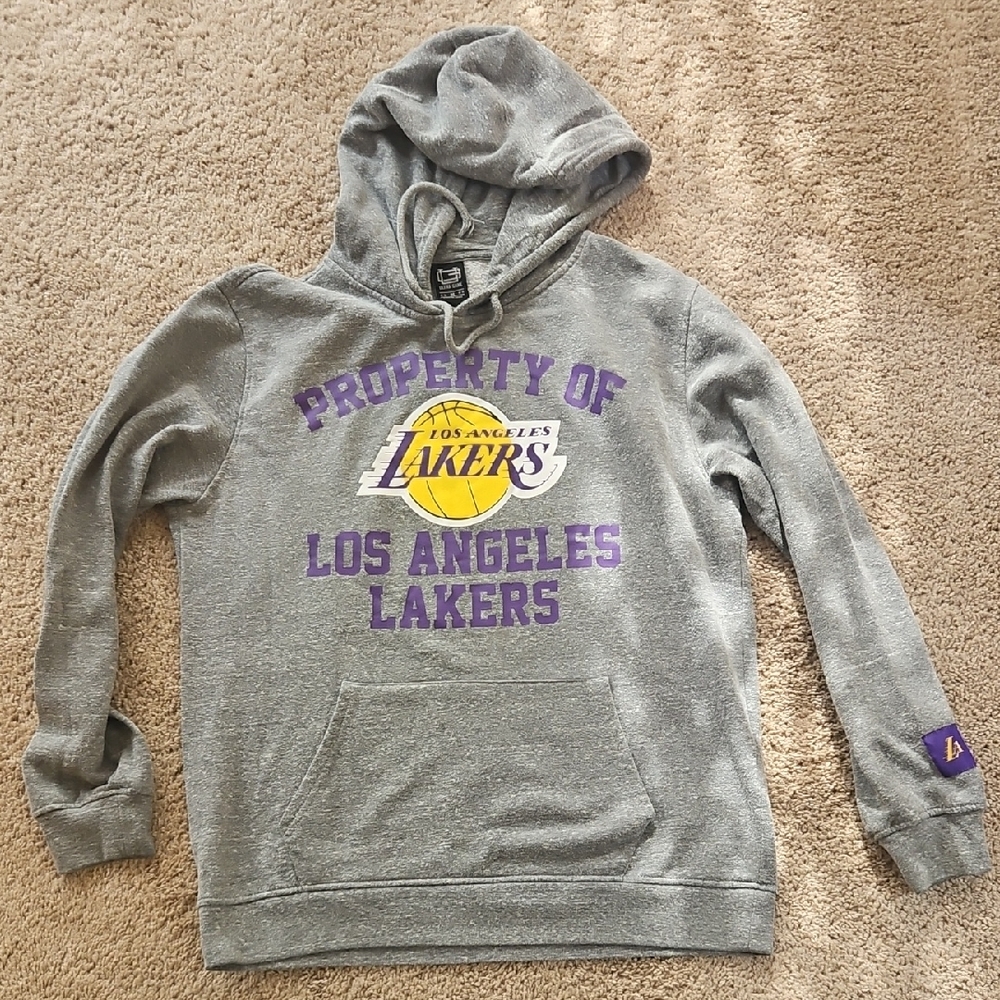 Los Angeles Lakers Gray Hoodie Sz M